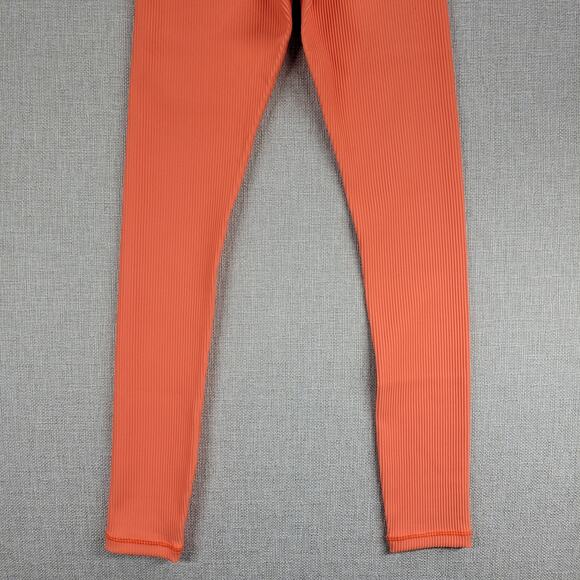 Athleta x Alicia Keys Womens Leggings Size XXS Orange Elation Ribbed Tight NEW - Picture 6 of 15